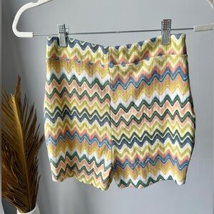 Colsie ZigZag Biker Shorts